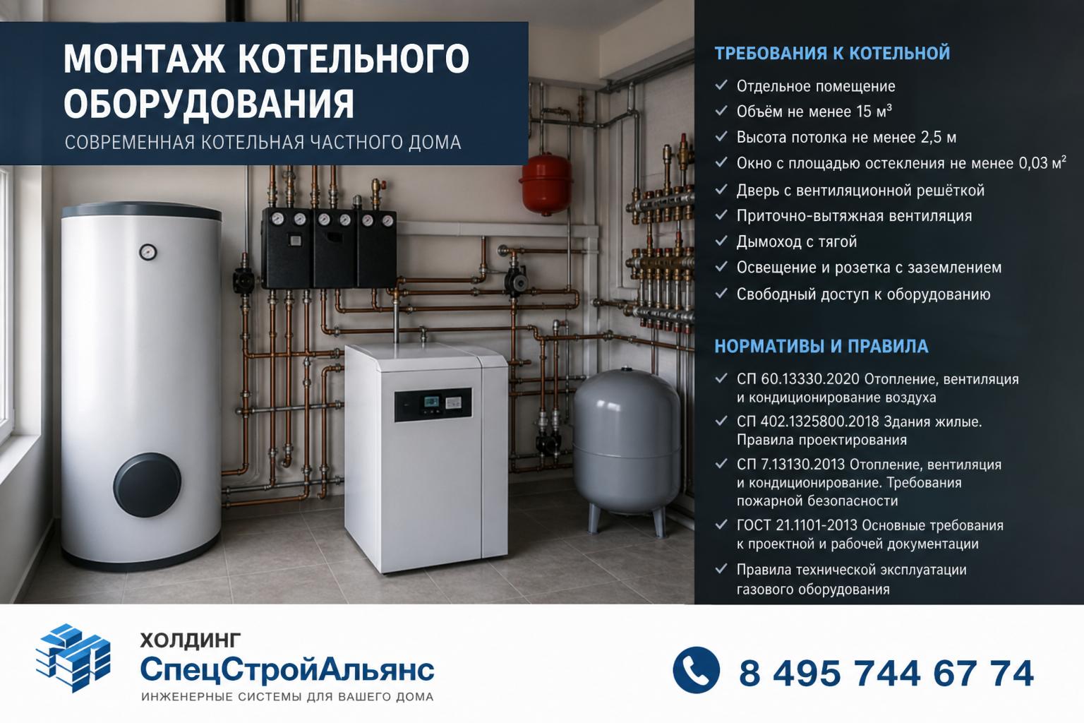 Требования и нормативы для котельной частного дома Требования и нормативы для котельной частного дома