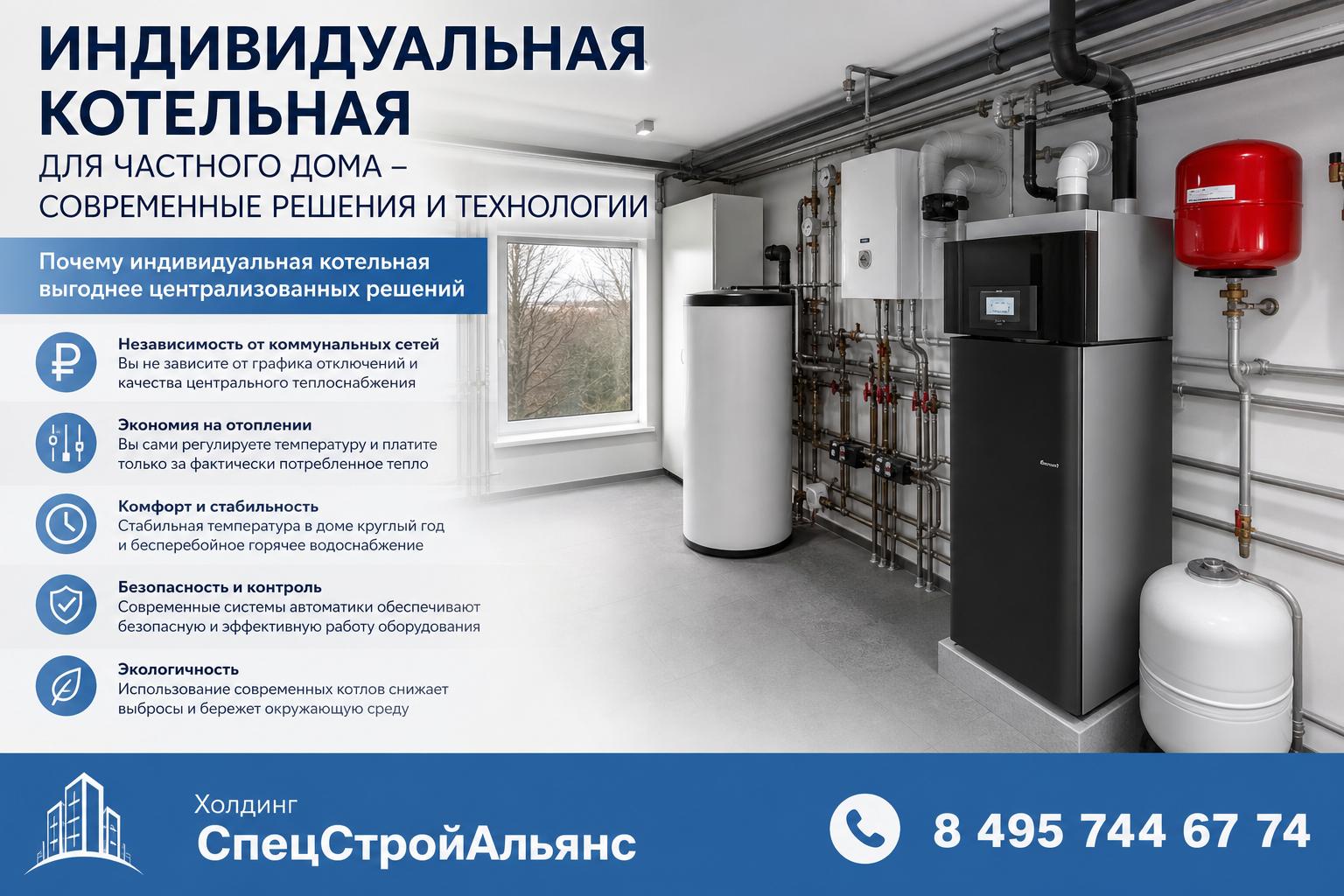 Почему индивидуальная котельная выгоднее централизованных решений