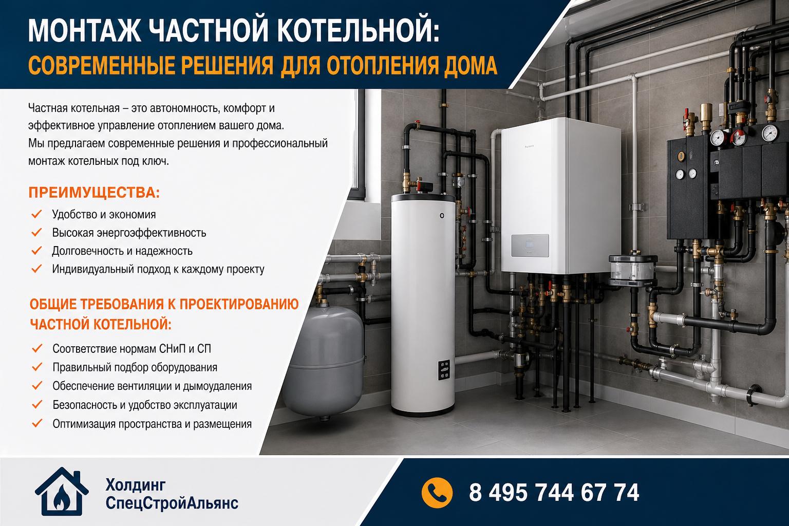 Общие требования к проектированию частной котельной