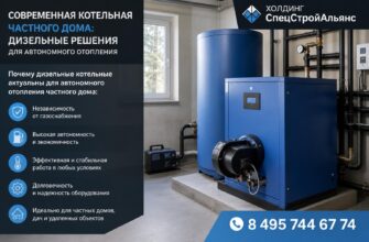 Современная котельная частного дома: дизельные решения