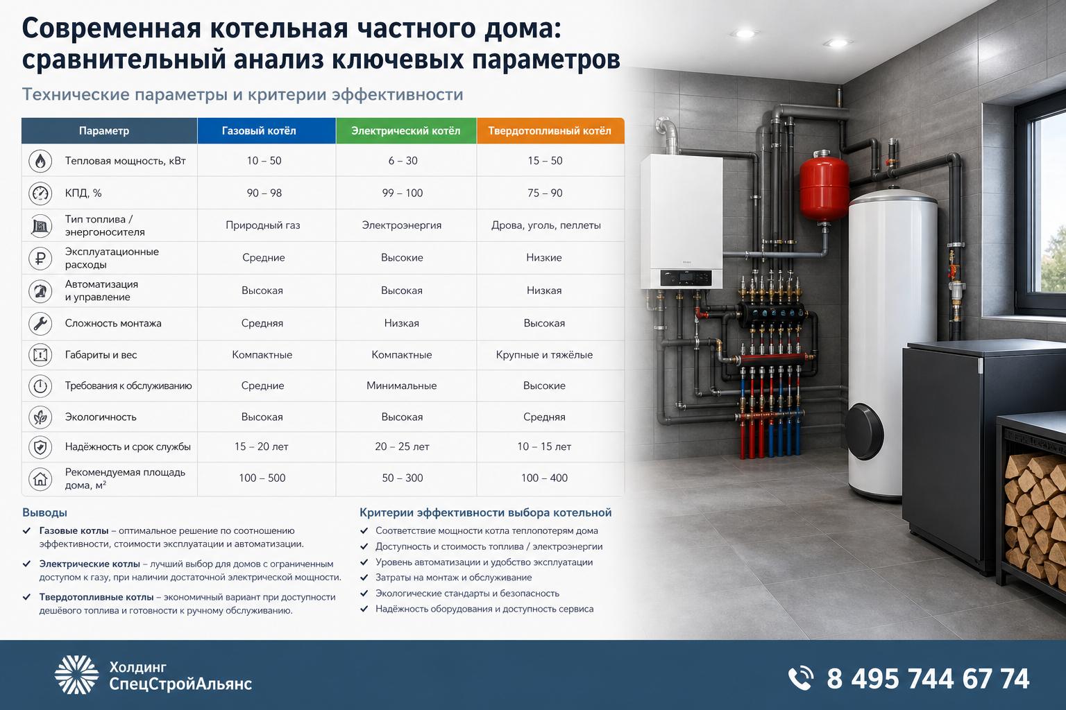 Технические параметры и критерии эффективности