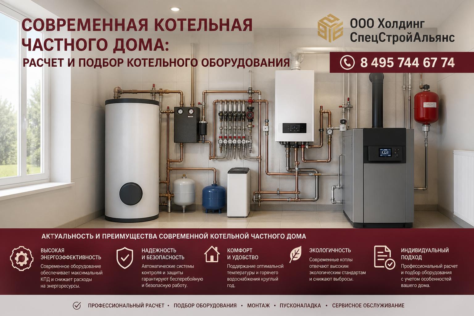 Актуальность и преимущества современной котельной частного дома