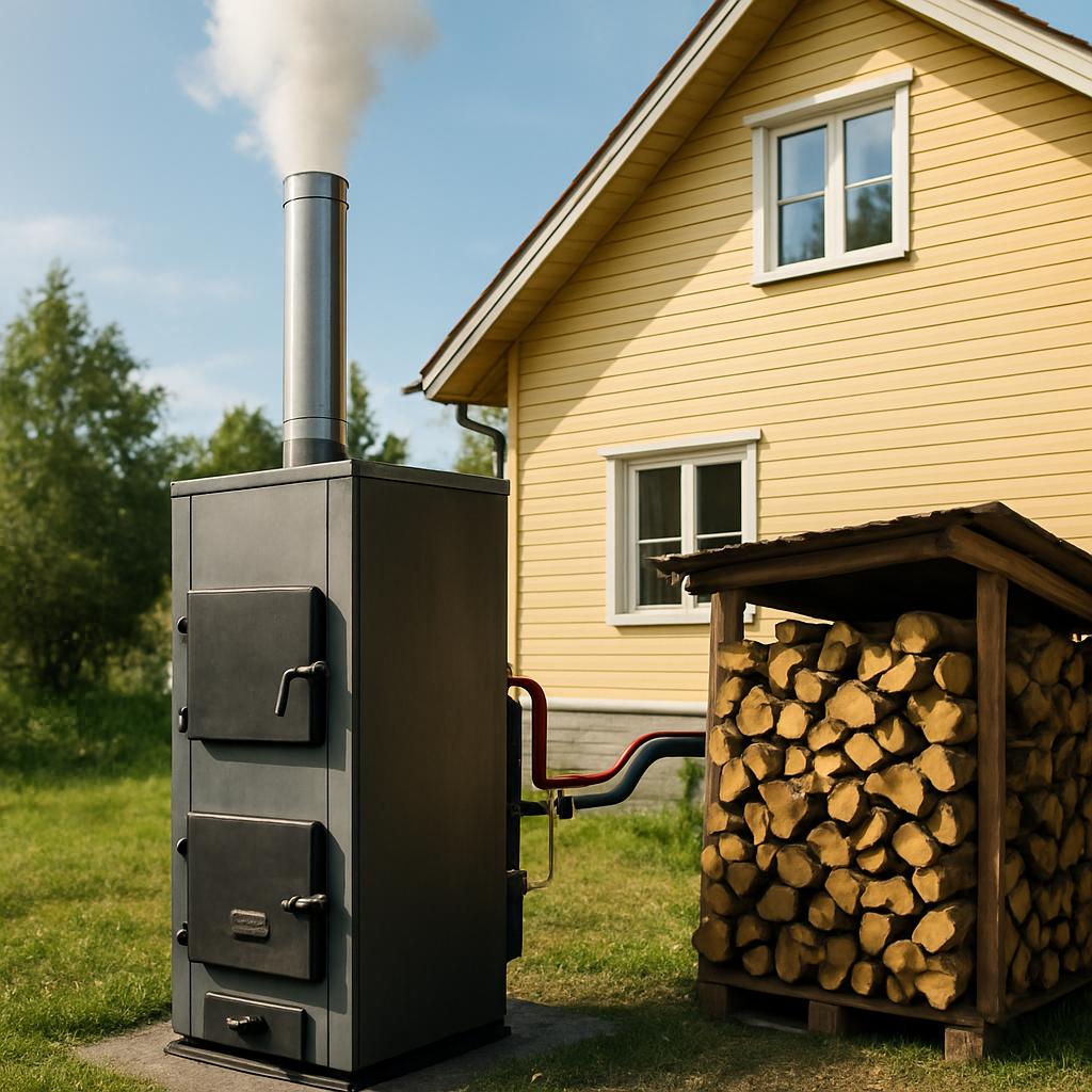 Дровяные котельные: преимущества для загородного дома