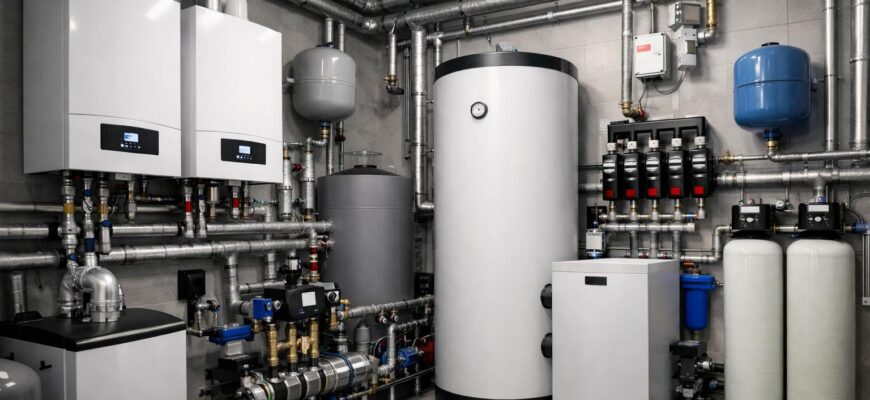 Современная котельная: автономное водяное отопление