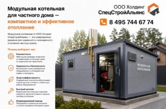 Модульная котельная для частного дома — компактное и эффективное отопление