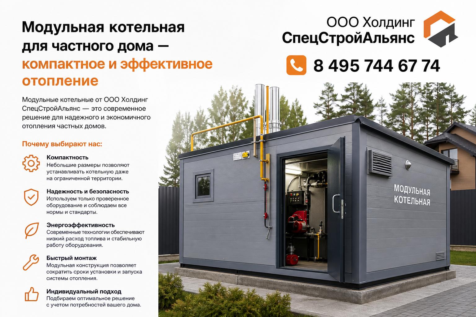 Почему выбирать модульную котельную для частного дома