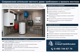 Современная котельная частного дома: требования и правила