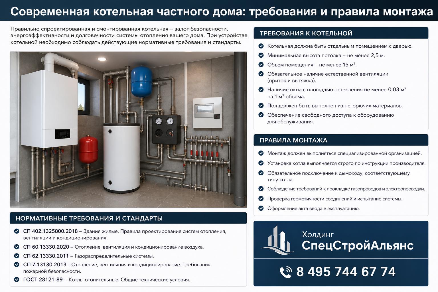 Нормативные требования и стандарты для частных котельных Нормативные требования и стандарты для частных котельных