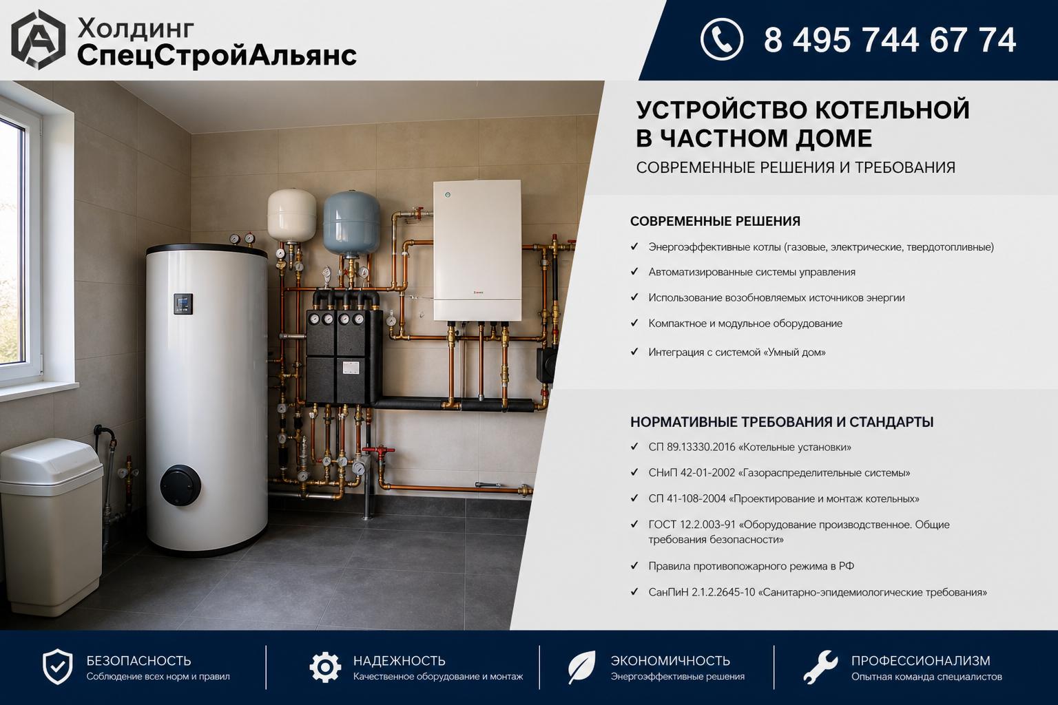 Нормативные требования и стандарты для частной котельной