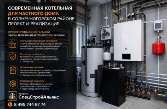 Современная котельная для частного дома в Солнечногорском районе
