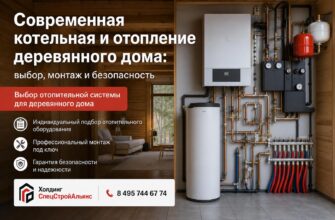 Современная котельная и отопление деревянного дома