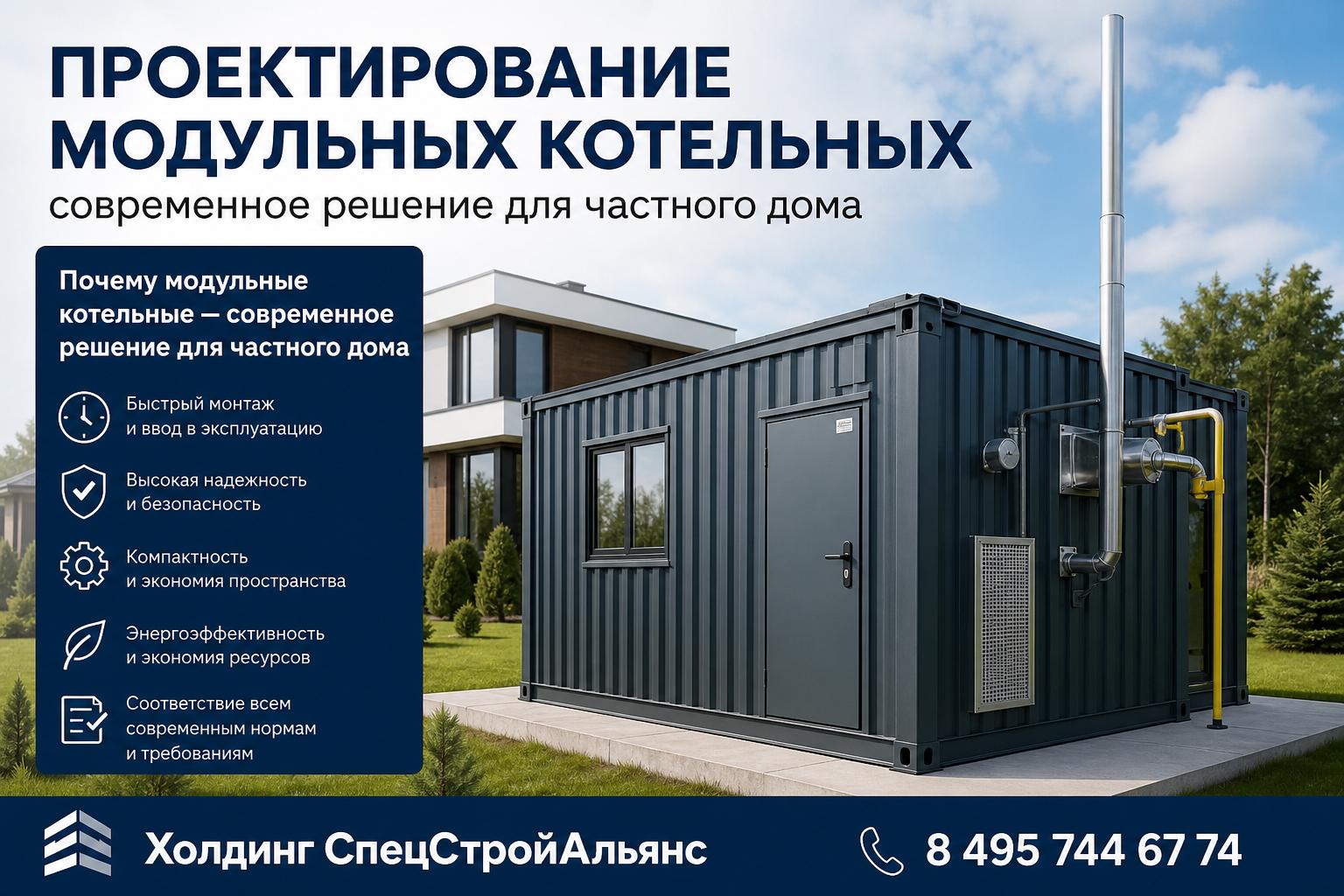 Почему модульные котельные — современное решение для частного дома Почему модульные котельные — современное решение для частного дома
