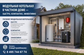 Модульная котельная в частном доме — быстро