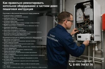 Как правильно ремонтировать котельное оборудование в частном доме