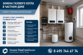 Замена газового котла в частном доме: проект современной котельной