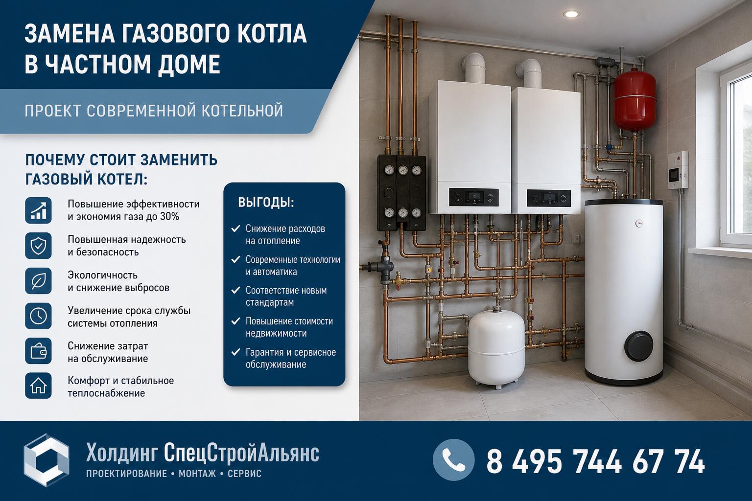 Почему стоит заменить газовый котел: показания и выгоды