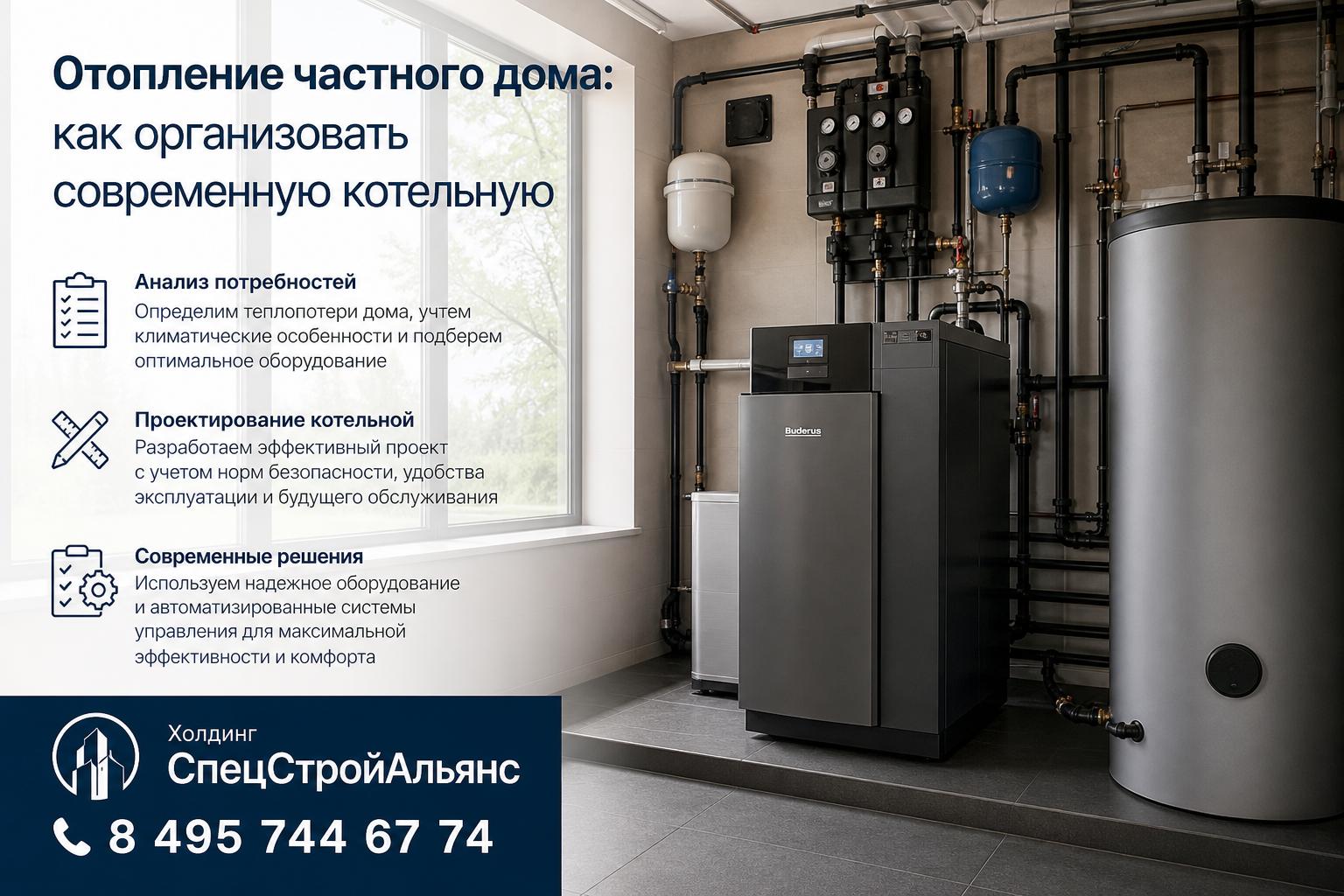 Анализ потребностей и проектирование котельной