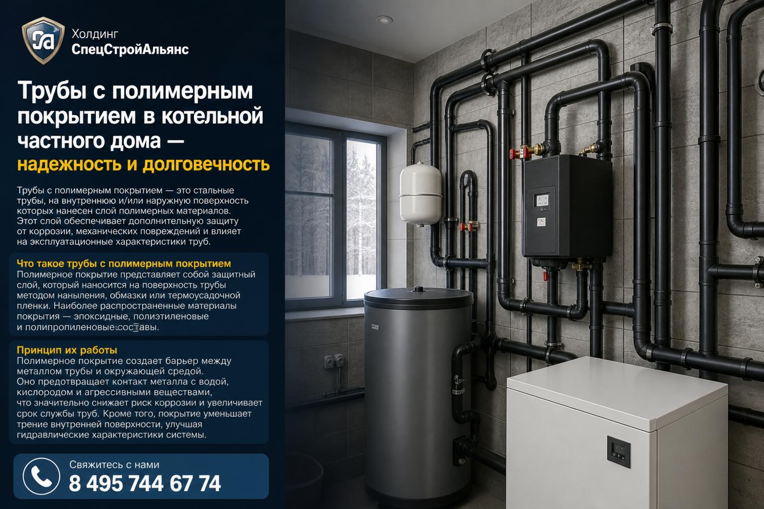 Что такое трубы с полимерным покрытием и принцип их работы