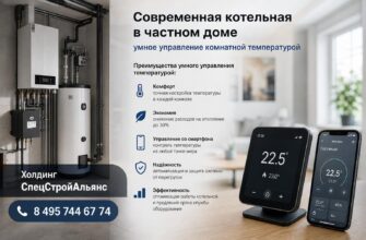 Современная котельная в частном доме: умное управление комнатной температурой