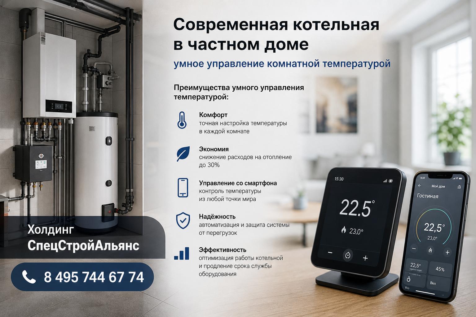 Преимущества умного управления температурой в частном доме
