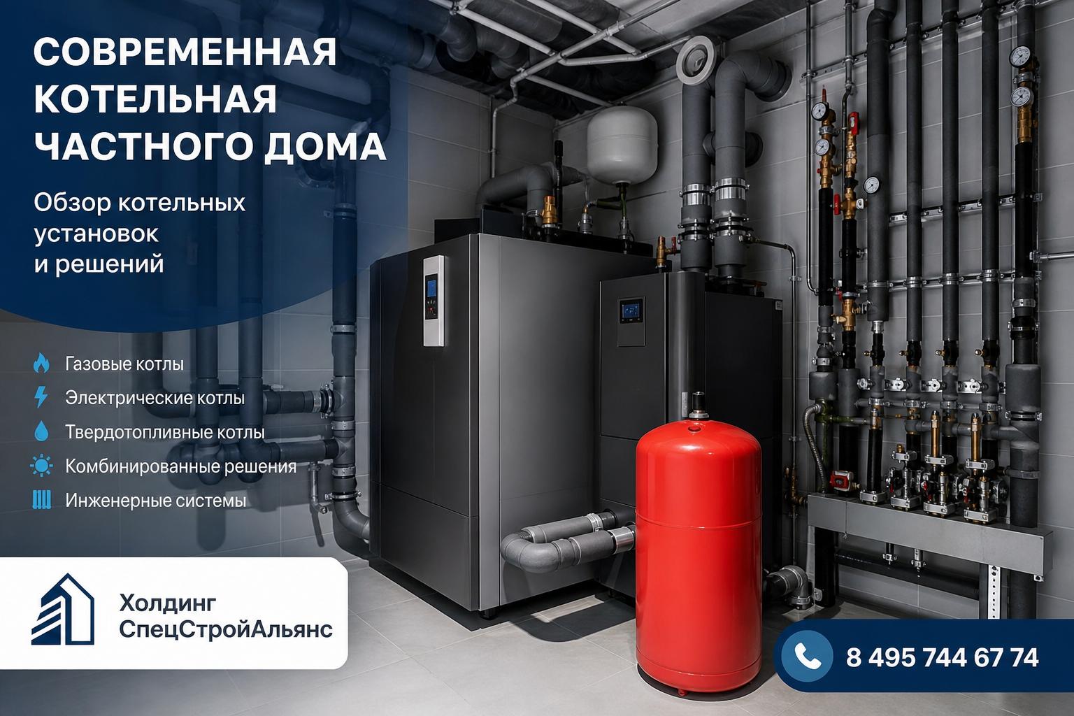 Обзор современных котельных установок