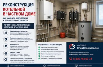 Реконструкция котельной в частном доме: как заменить оборудование