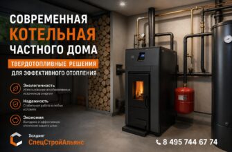 Современная котельная частного дома: твердотопливные решения