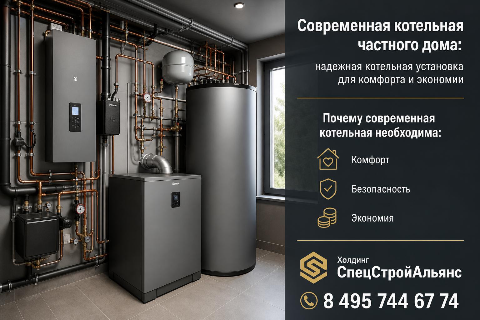 Почему современная котельная необходима: комфорт, безопасность, экономия