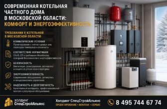 Современная котельная частного дома в Московской области