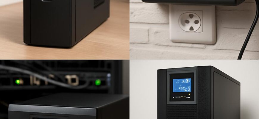 Основные виды источников бесперебойного питания