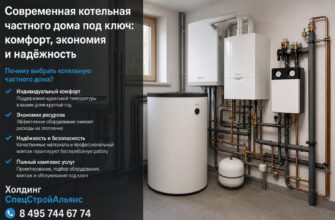 Современная котельная частного дома под ключ: комфорт