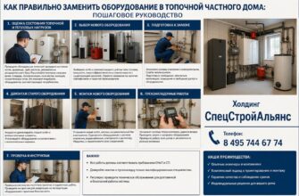Как правильно заменить оборудование в топочной частного дома