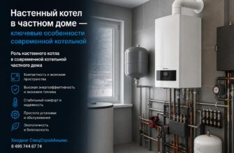 Настенный котел в частном доме — ключевые особенности