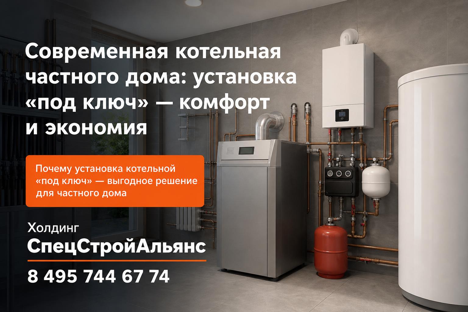 Почему установка котельной «под ключ» — выгодное решение для частного дома