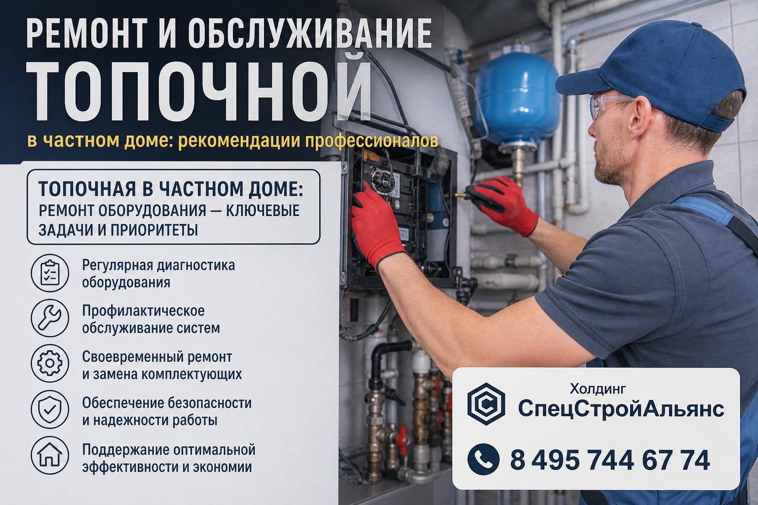 Топочная в частном доме: ремонт оборудования — ключевые задачи и приоритеты Топочная в частном доме: ремонт оборудования — ключевые задачи и приоритеты