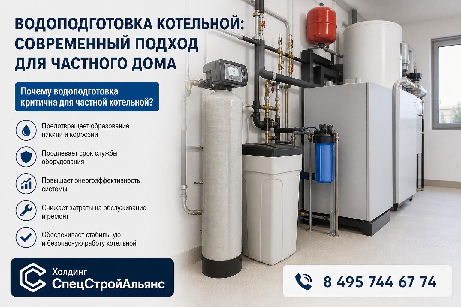 Почему водоподготовка критична для частной котельной Почему водоподготовка критична для частной котельной