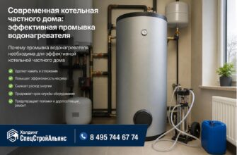 Современная котельная частного дома: эффективная промывка водонагревателя