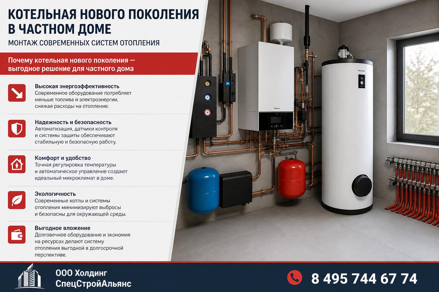 Почему котельная нового поколения — выгодное решение для частного дома