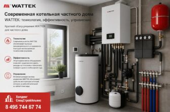 Современная котельная частного дома WATTEK