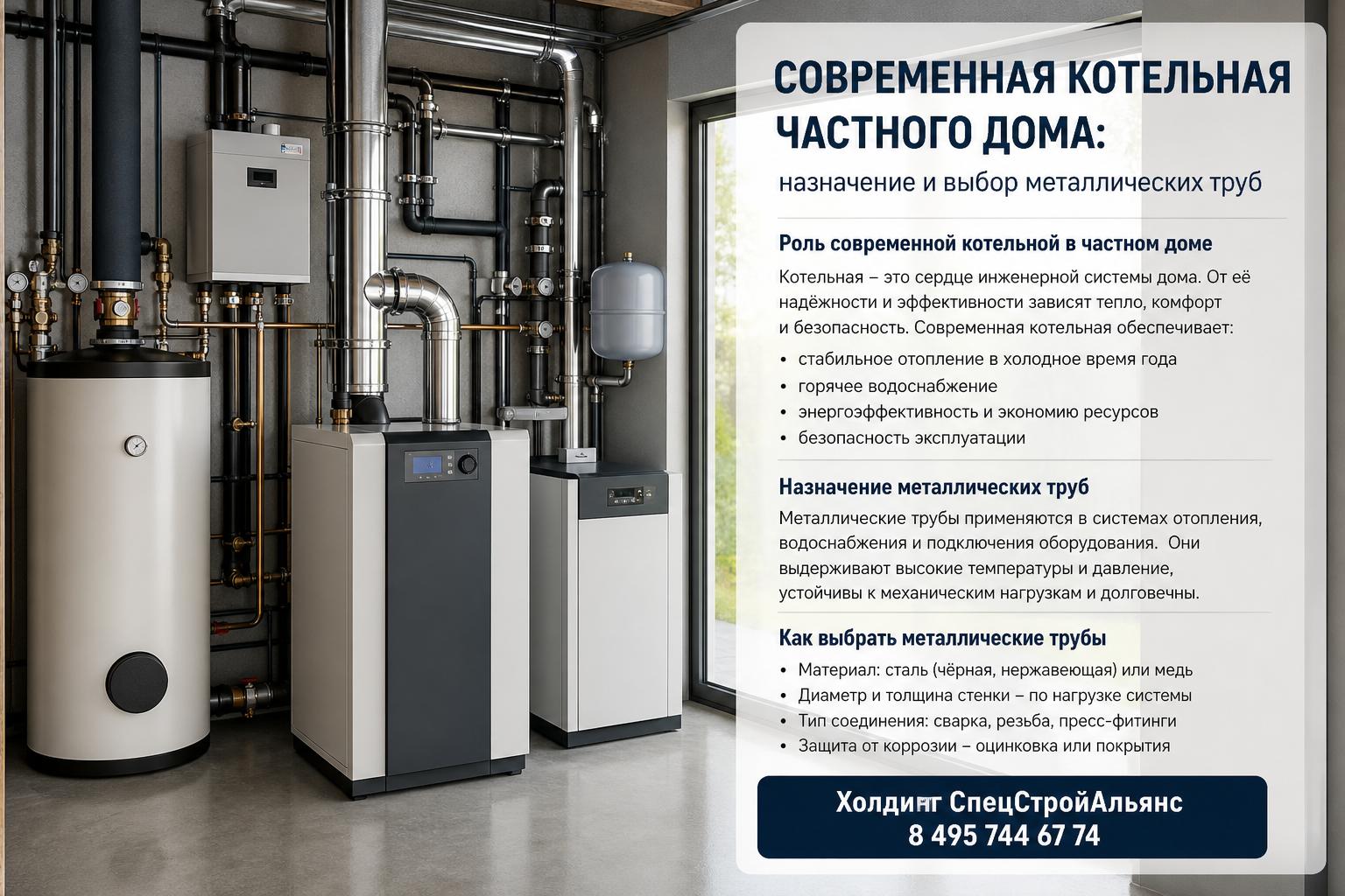 Роль современной котельной в частном доме