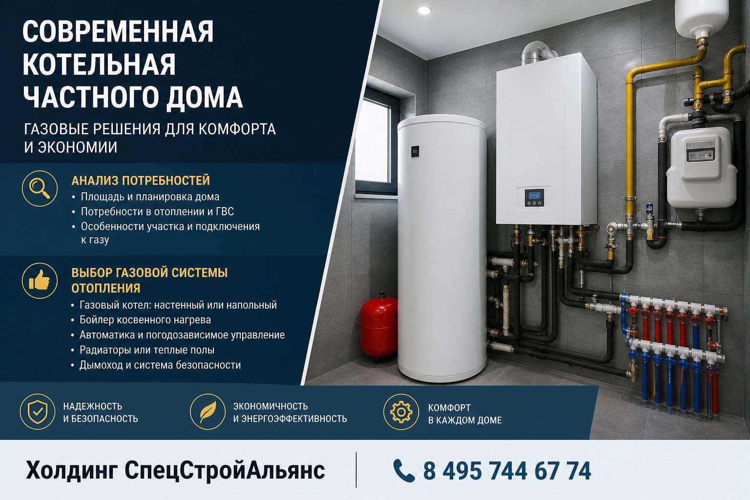 Анализ потребностей и выбор газовой системы отопления