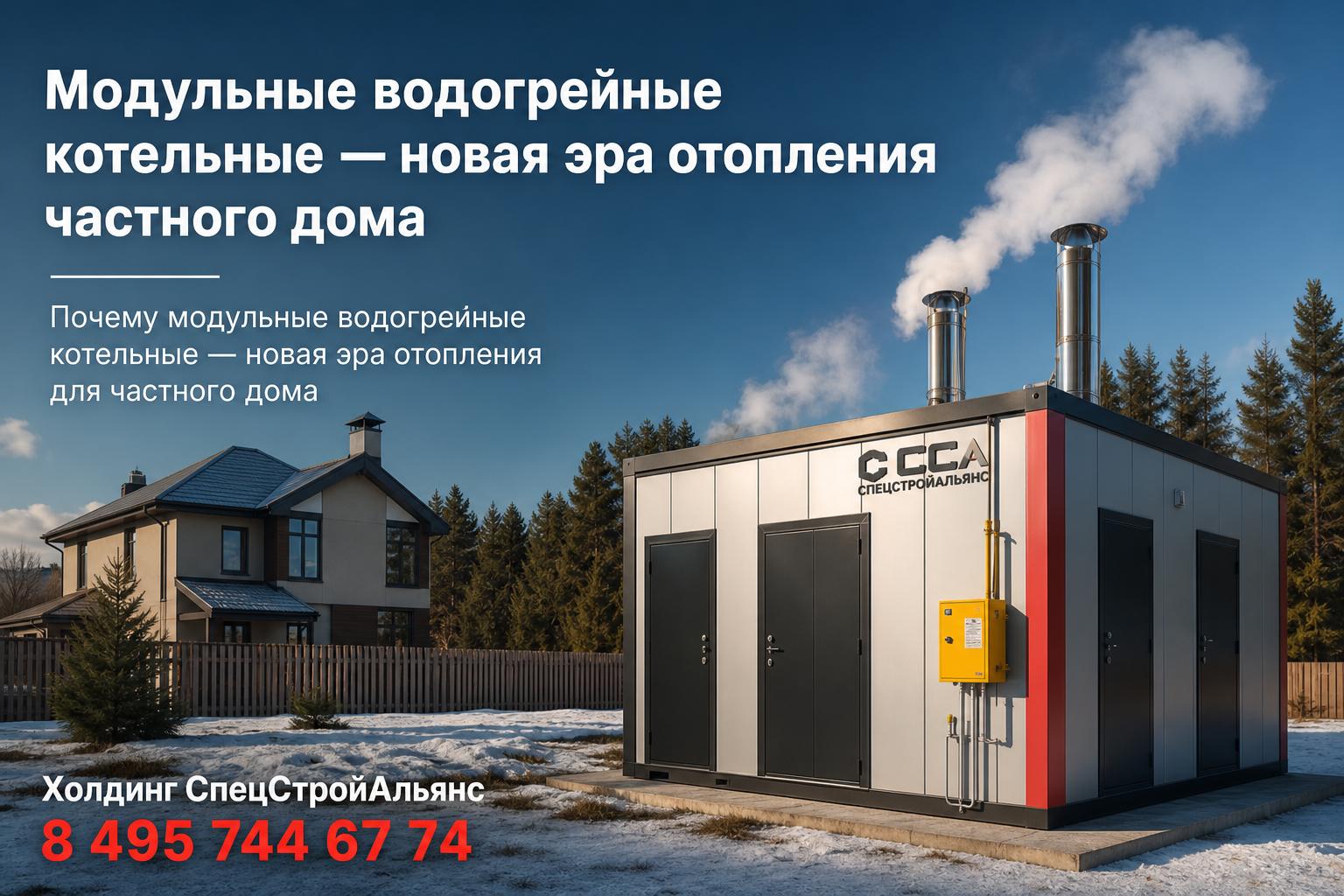 Почему модульные водогрейные котельные — новая эра отопления для частного дома