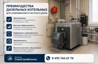 Преимущества дизельных котельных для современного частного дома