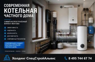 Современная котельная частного дома: самый распространённый вариант монтажа