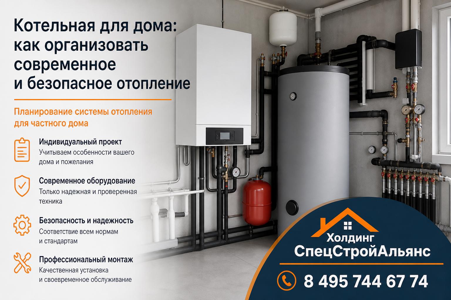 Планирование системы отопления для частного дома