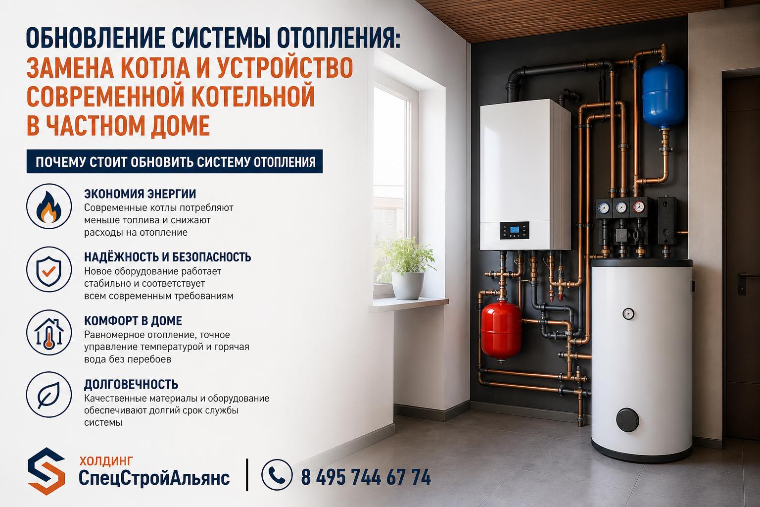 Почему стоит обновить систему отопления