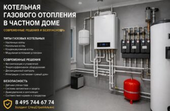 Котельная газового отопления в частном доме: современные решения