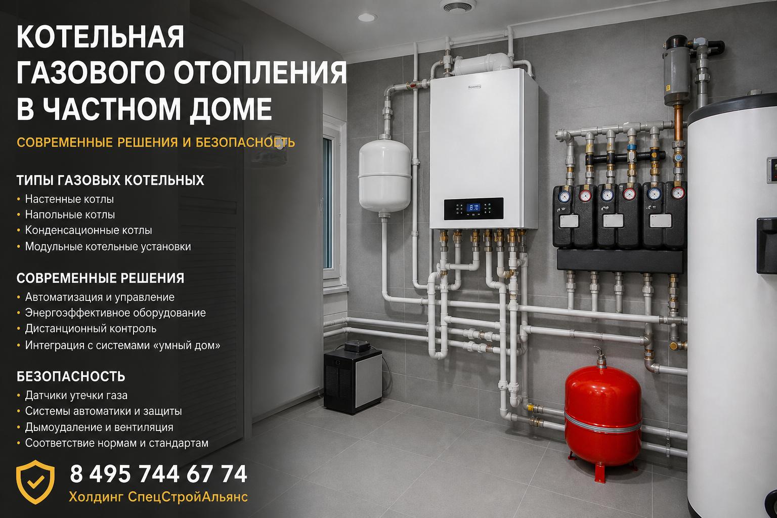 Типы и современные решения для газовых котельных в частном доме