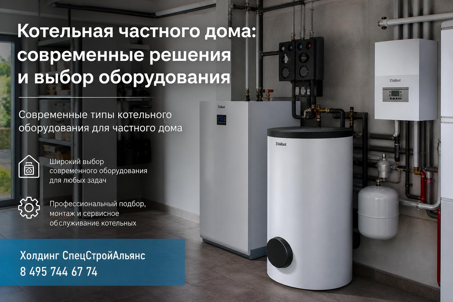Современные типы котельного оборудования для частного дома