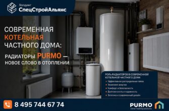Современная котельная частного дома: радиаторы Purmo